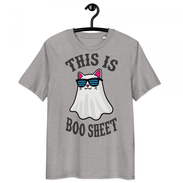 This Is Boo Sheet - Halloween Ghost Unisex Organic Cotton T-Shirt