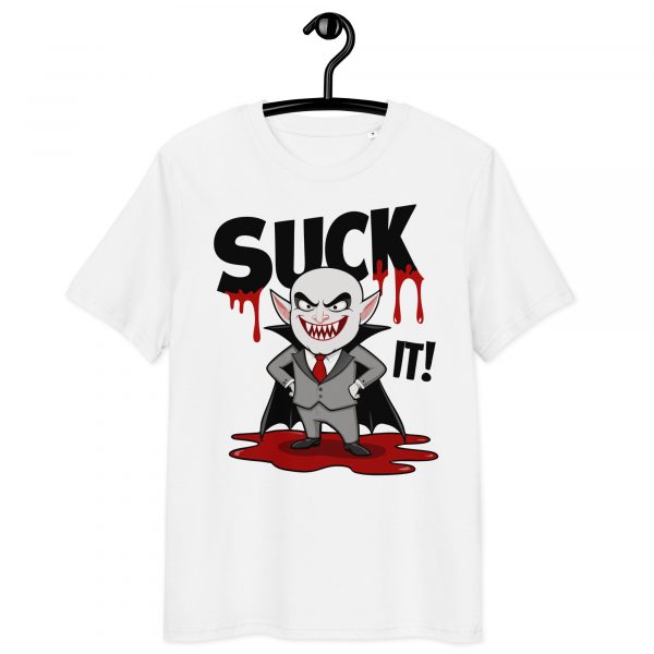 Suck It - Vampire Halloween Unisex Organic Cotton T-Shirt